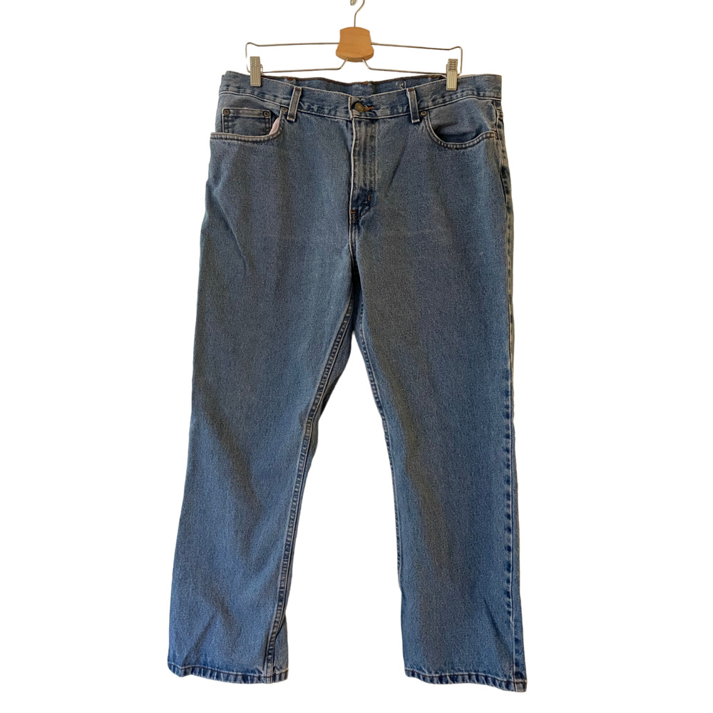George 38 x 30 Mens Classic 5-Pocket Regular Fit‎ Denim Jeans Medium Wash Blue